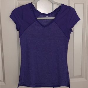 Purple lululemon v-neck
